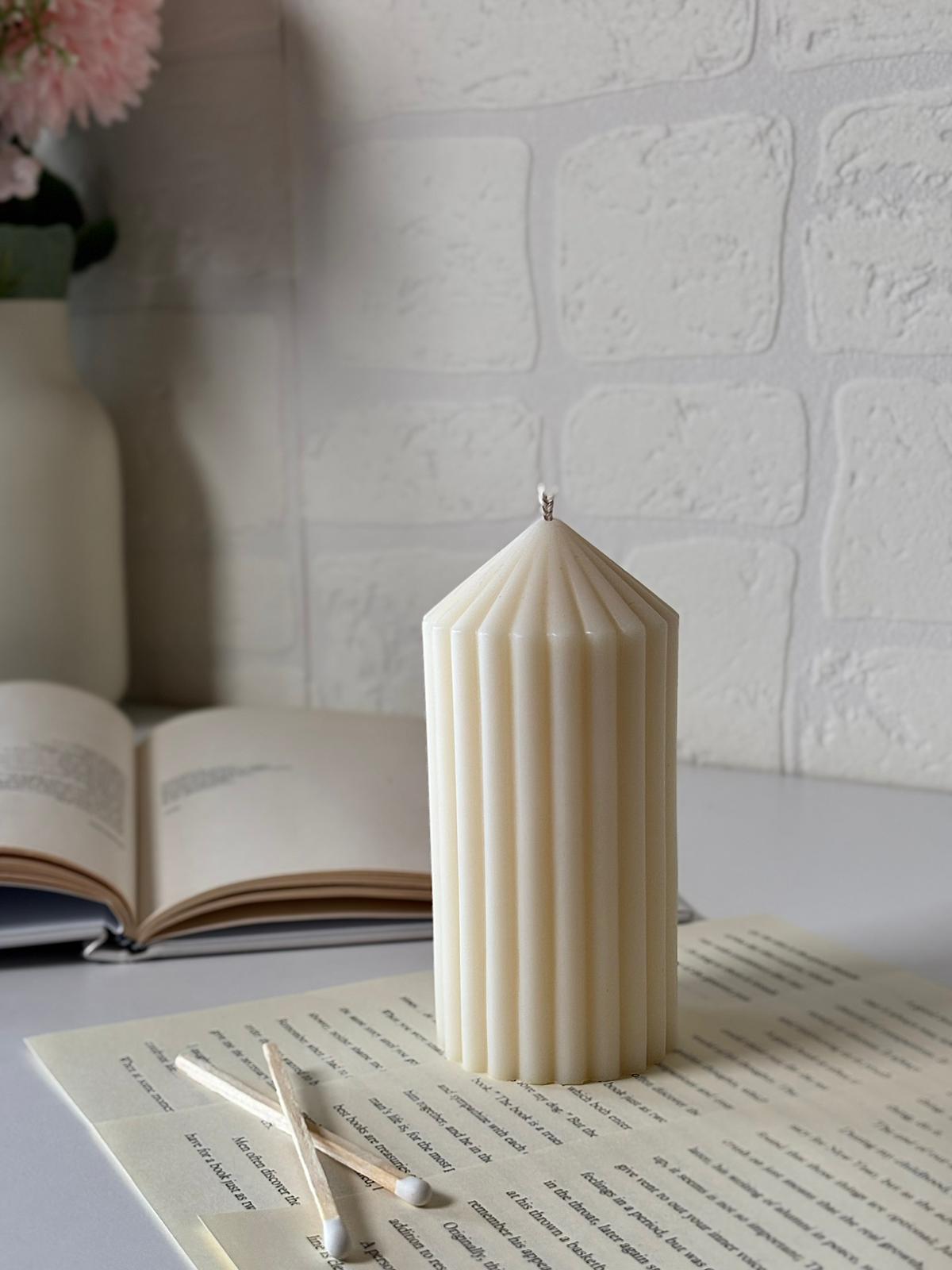 Candela a Colonna Rigata