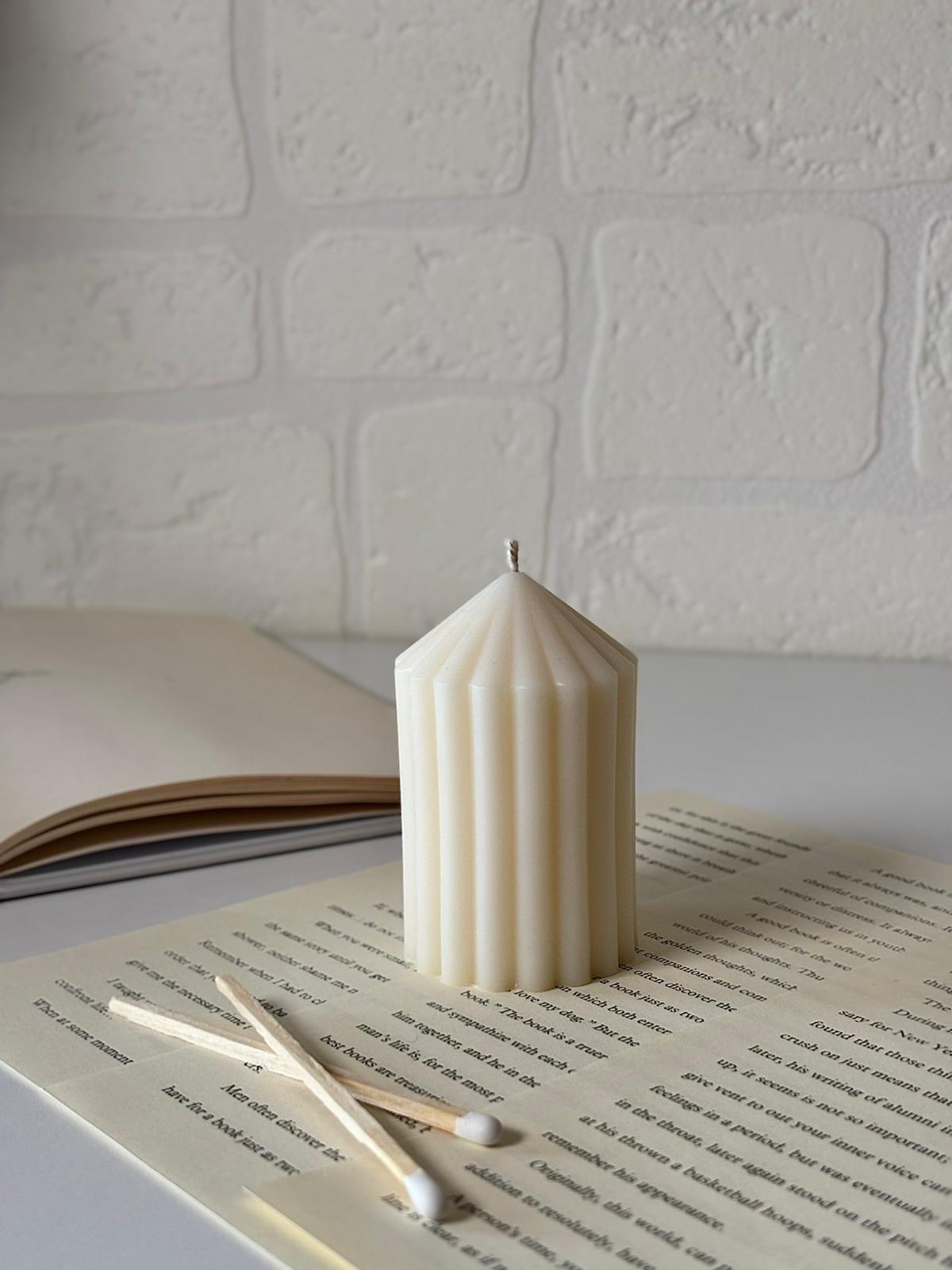 Candela a Colonna Rigata